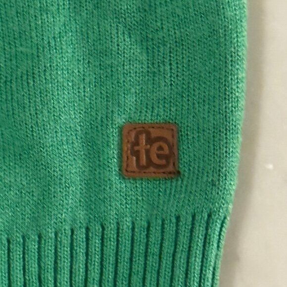 Tipsy Elves Green Elf Christmas Sweater Youth Small Holiday Knit - Picture 6 of 6